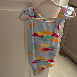 The Beaufort Bonnet Company Colorful Fish Kids Swim One Piece